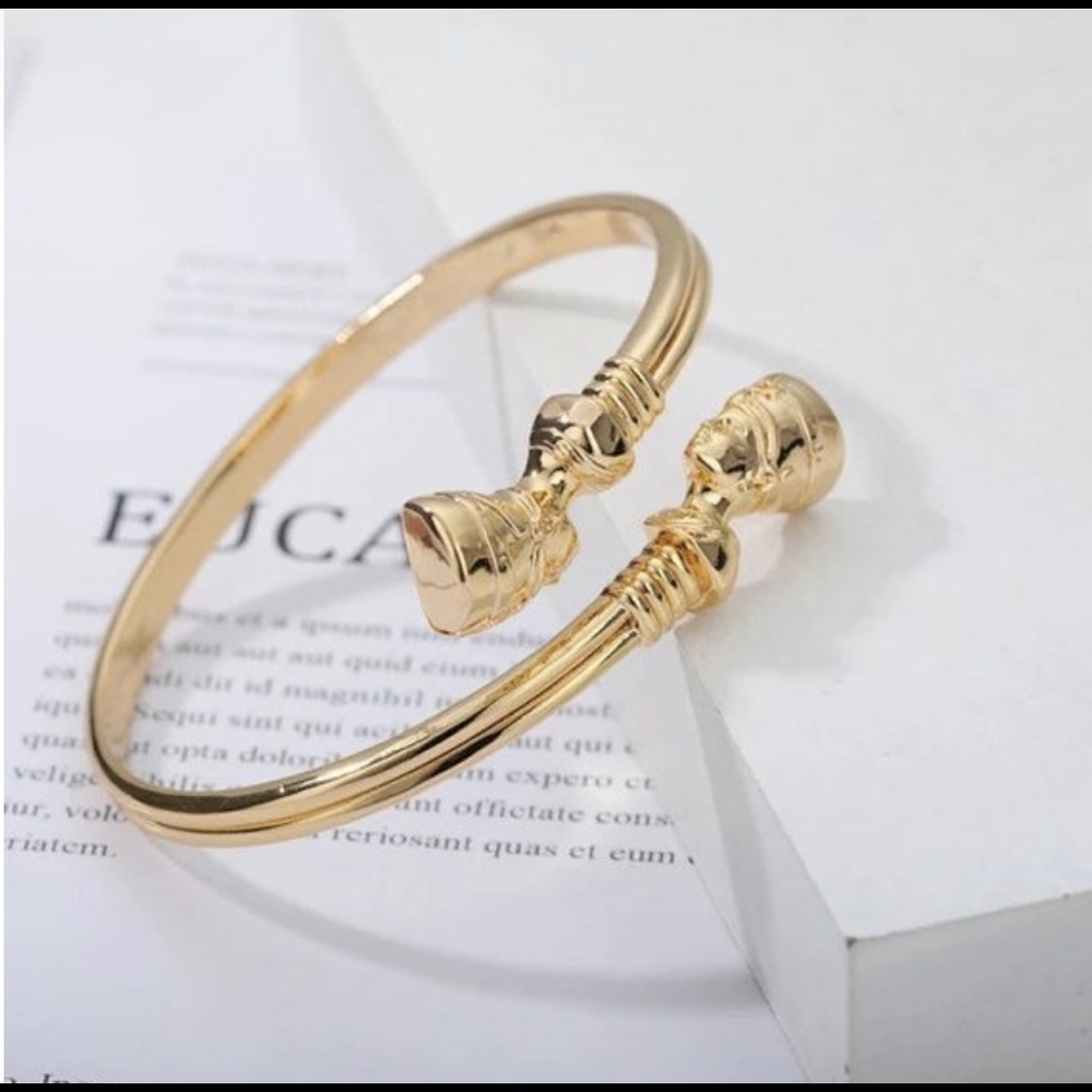 nefertiti bangle , nefertiti bracelet , nefertiti jewelry, african jewel… - Picture 2 of 4